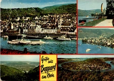 Boppard, Rhein, Germany, Alps, Pulheim, California, Frazier Park Postcard