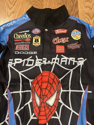 New Spider-Man 3 Design Windbreaker Jacket XL NASCAR Petty Racing