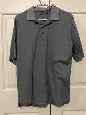 Daniel Cremieux Signature Collection Size M Grey polo short sleeve shirt men's