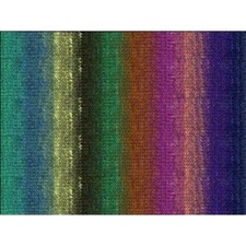 Noro Kureyon Sock Yarn-S219 Greens W, Purple, Rust - 8 Skeins