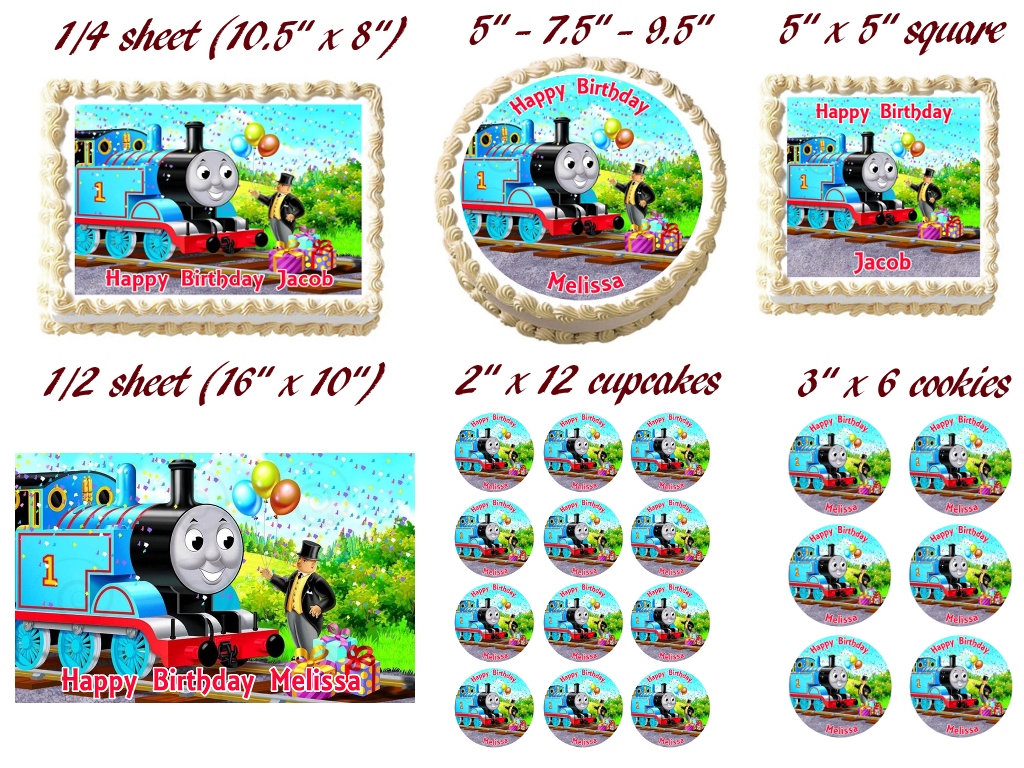 Thomas And Friends Cake Topper Printable