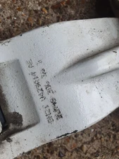 FORD TRANSIT CUSTOM Rear lower upper  DOOR HINGES IN FROZEN WHITE 2013-on