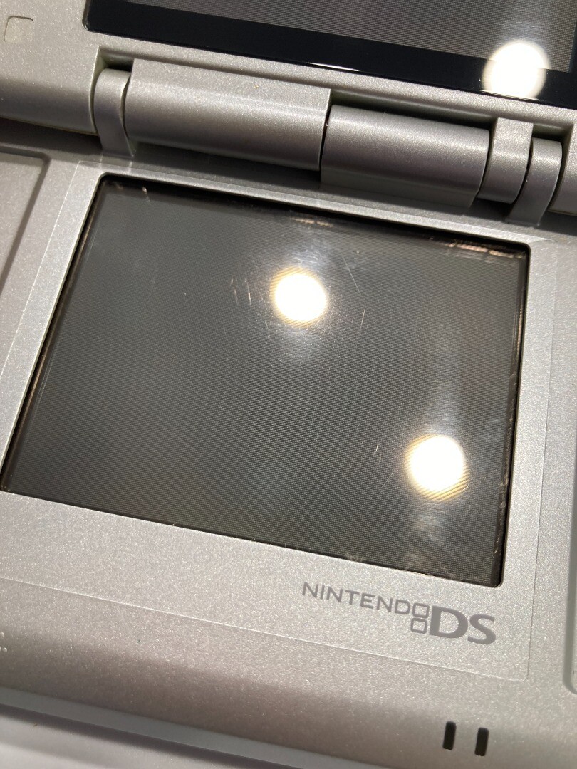 Nintendo Original DS Console, Silver Handheld with Stylus and Wrist