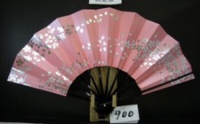 Japanese Folding Fan KYOTO Traditional Sensu Ougi SAKURA Cherry Blossom 900 F/S