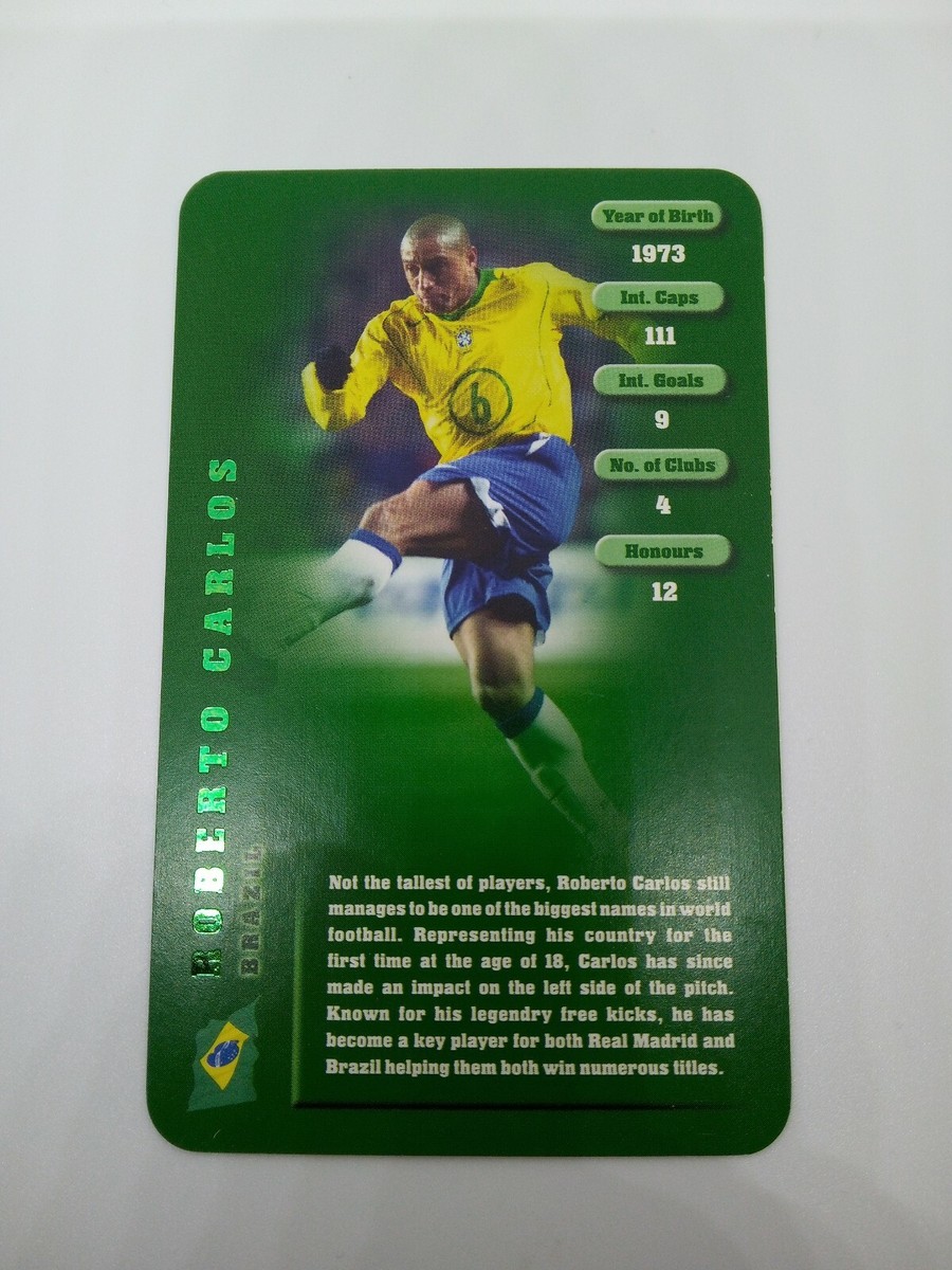 Roberto Carlos, Football Legends Limited Edition TOP TRUMPS