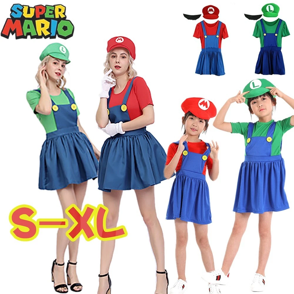 Mario and sale luigi costumes girl