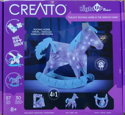 Twilight Rocking Horse & The Giddyup Gang Creatto Light Up 3D Craft 888016