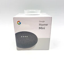 New & Sealed Google Home Mini Smart Assistant - Charcoal 1st Gen - GA00216-US