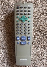 SHARP REMOTE CONTROL - DVD VIDEO PLAYER - RRMCGA030WJSA