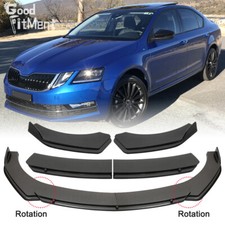 Kohlefaser Frontspoiler Spoilerschwert Lippe Diffusor Für Skoda Octavia RS 5E