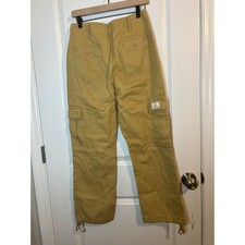 BDG Urban Outfitters Women's Cargo Pants Khaki Tan Size Medium Drawstring Ankle