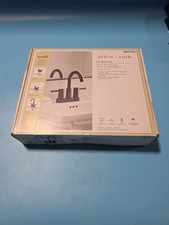 allen roth Harlow Simplefit Matte Black 4" Centerset Bathroom Faucet NO DRAIN