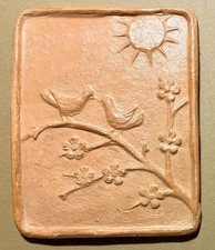 Bassorilievo di Terracotta stufa Felici Prato