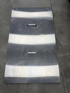 Stainless steel commercial prep table lids/covers – used – restaurant equipment