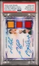 2020 Leaf Pearl Mario Lemieux C. Neely B. Hull Jersey Auto 2/2 PSA Gem Mint 10