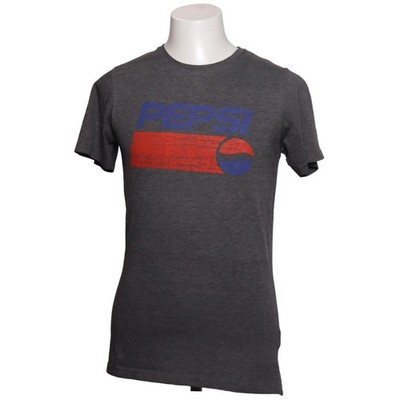 Pepsi, T-shirt, Größe: M, Grau/Mehrfarbig, Baumwolle/Polyester, Print #FvA