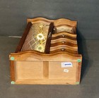 Jewelry Armoire Box Wooden W/ 3 Drawers Ring Holder & Necklace Carousel — photo 5
