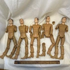 5 Johnny West  Cowboy by Marx 1960s Action Figures - for PARTS or REPAIR - USA