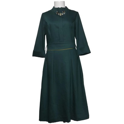 Point Line, Kleid, Größe: 42, Grün, Elasthan/Polyester/Viskose, Einfarbig #dGa