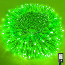 200 LED Green String Lights, 66ft Green Lights Outdoor for St Patricks Day Decor