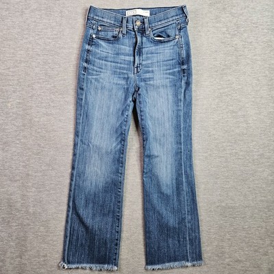 AYR Women Jeans Size W26S The BOMB Pop Straight Leg Raw Hem Premium Denim