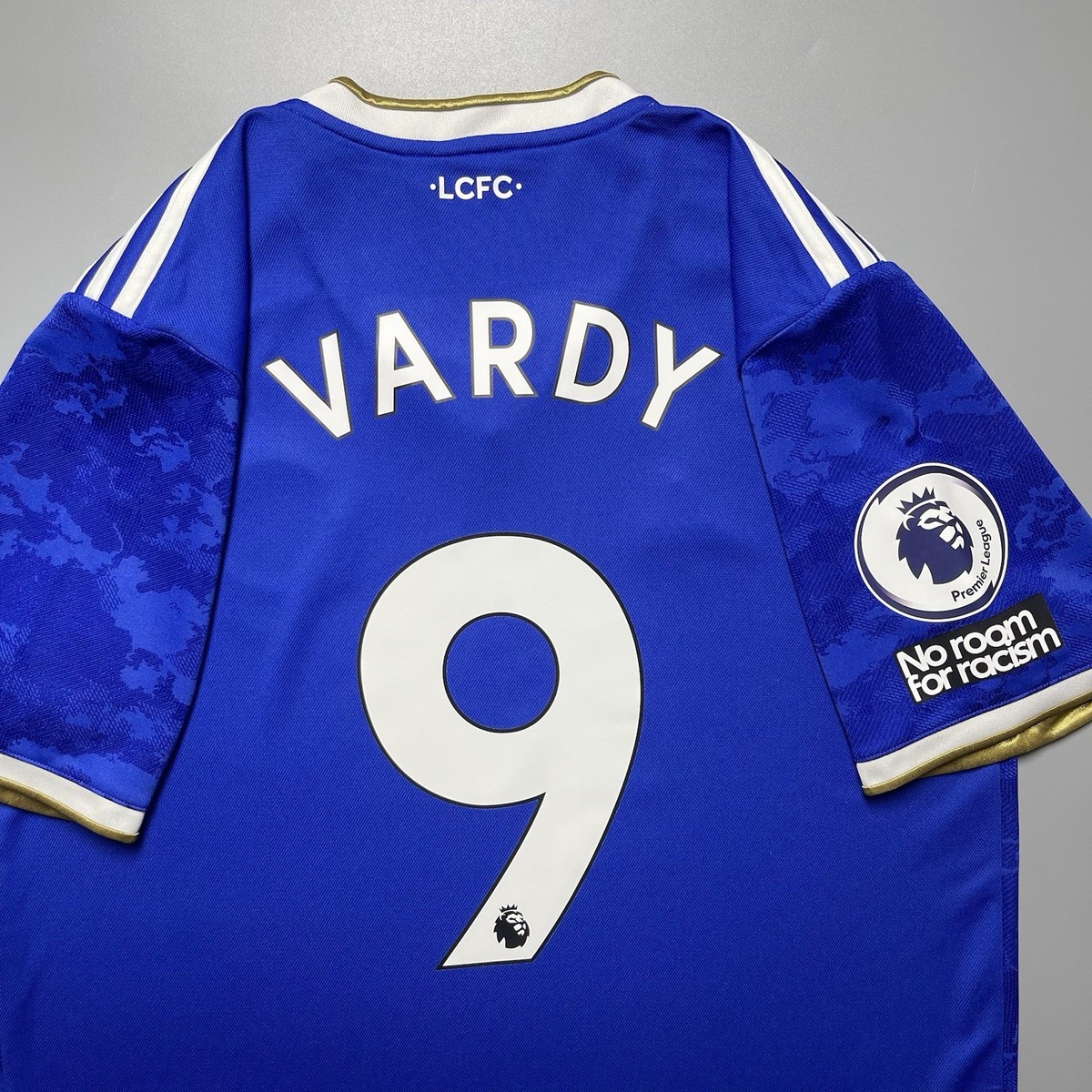 LEICESTER CITY ADIDAS 2021/2022 SOCCER HOME JERSEY #9 VARDY SIZE