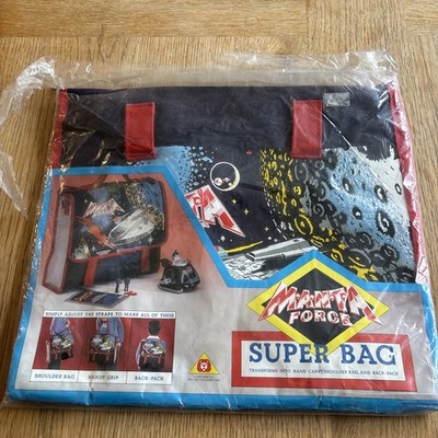 Vintage 1988 Manta Force Super Back Pack Tasche Rucksack Schulter unbenutzt