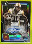 2025 Bowman Chrome University Football Black Refractor Javon Tracy #BCA-JTR