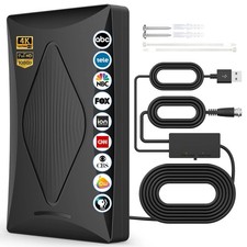 2025 TV Antenna Indoor Antenna for Smart TV, 2200 Miles Long Range Reception tv