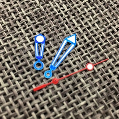 Green Luminous Watch Hands Needles For Seiko SKX007 SBBN NH35A NH36A Movement f