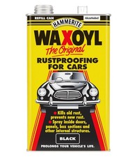 Hammerite Waxoyl Black 5L Wax Oil Rustproofing Underseal Corrosion Inhibitors