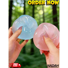 Coconut Oil Squishy Stress Ball for Adults Kids Fidget Toy Sensory Squeeze Toy