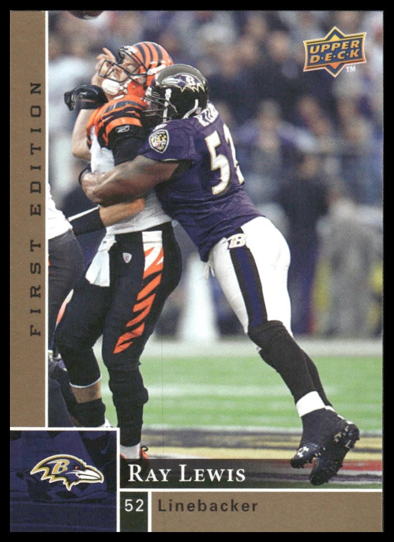 Ray Lewis 2009 Upper Deck First Edition #14 Baltimore Ravens