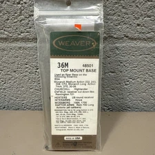 Weaver 36M Top Mount Base For Remington/Weatherby, 48501