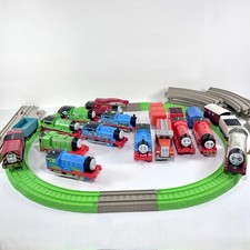 Thomas Friends Trackmaster Lot- 13 Motorized Engines, 6 Cars Tracks Mattel
