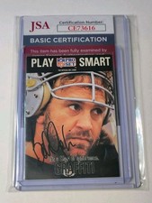 1992 Pro Set Bob Golic Hand Signed Auto Autograph JSA #352 Play Smart Graffiti  