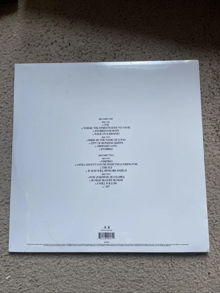 U2 - Songs of Surrender 2LP SPHERE EXCLUSIVE Limited Edition RED Vinyl NIP RARE - Image 2 of 2