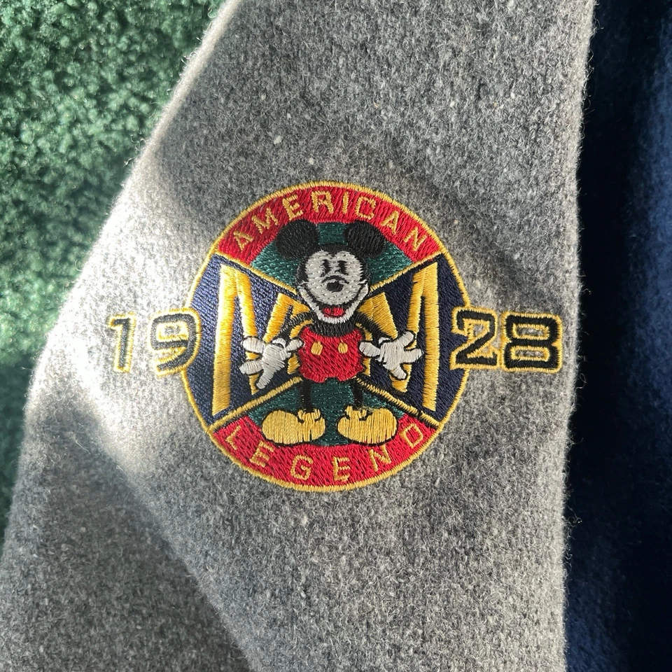 Chaqueta Letterman de Lana Disney Mickey Mouse An American Legend Grande para Hombre Foto 4 de 4