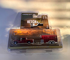 GreenLight 1:64 2019 Ford F-150 XLT Red Diecast w/ Trailer Unopened Box