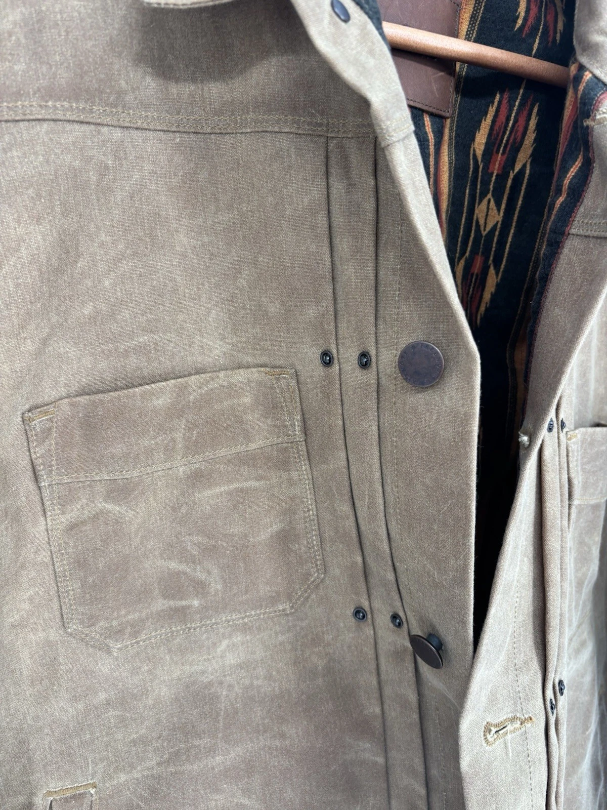 Freenote Cloth RJ-1 Riders Jacket Rust Brown L NWT Yellowstone Kayce Dutton USA - product detail image 12