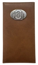 Ohio State Buckeyes Leather Secretary Pocket Wallet by Enmon-New