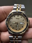 Vintage 2TONE Seiko Sports 150m DayDate Divers Watch 5H23-8A6L