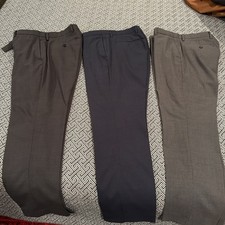 Banana Republic Men's Wool Slim Fit Dress Pants 32x30 - 3 pairs