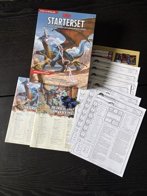 Dungeons Dragons Einsteigerset Drachen der Sturmwrackinsel Deutsch DnD