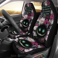 Cheshire Cat Quotes Art Alice In The Wonderland Disney Cartoon Car Seat Covers L Cheshire Cat Quotes Art Alice In The Wonderland Disney Cartoon Car Seat Covers L