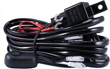 Led light bar wiring harness