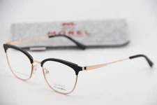 NEW MOREL NOMAD 40103N NP04 BLACK GOLD AUTHENTIC W/CASE EYEGLASSES 52-18