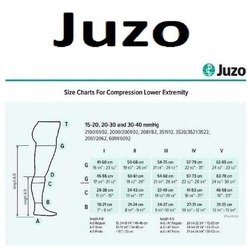 Juzo Soft Thigh High Left Hip Attachment 20-30mmHg (Beige) Size II (2) - Picture 2 of 2