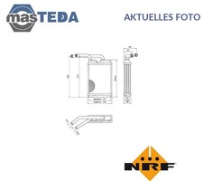52214 WÄRMETAUSCHER INNENRAUMHEIZUNG NRF FÜR RENAULT RAPID,TWINGO I,EXPRESS