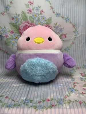 Squishmallow Lilibet the Pastel Duck Plush 9  Pink Purple